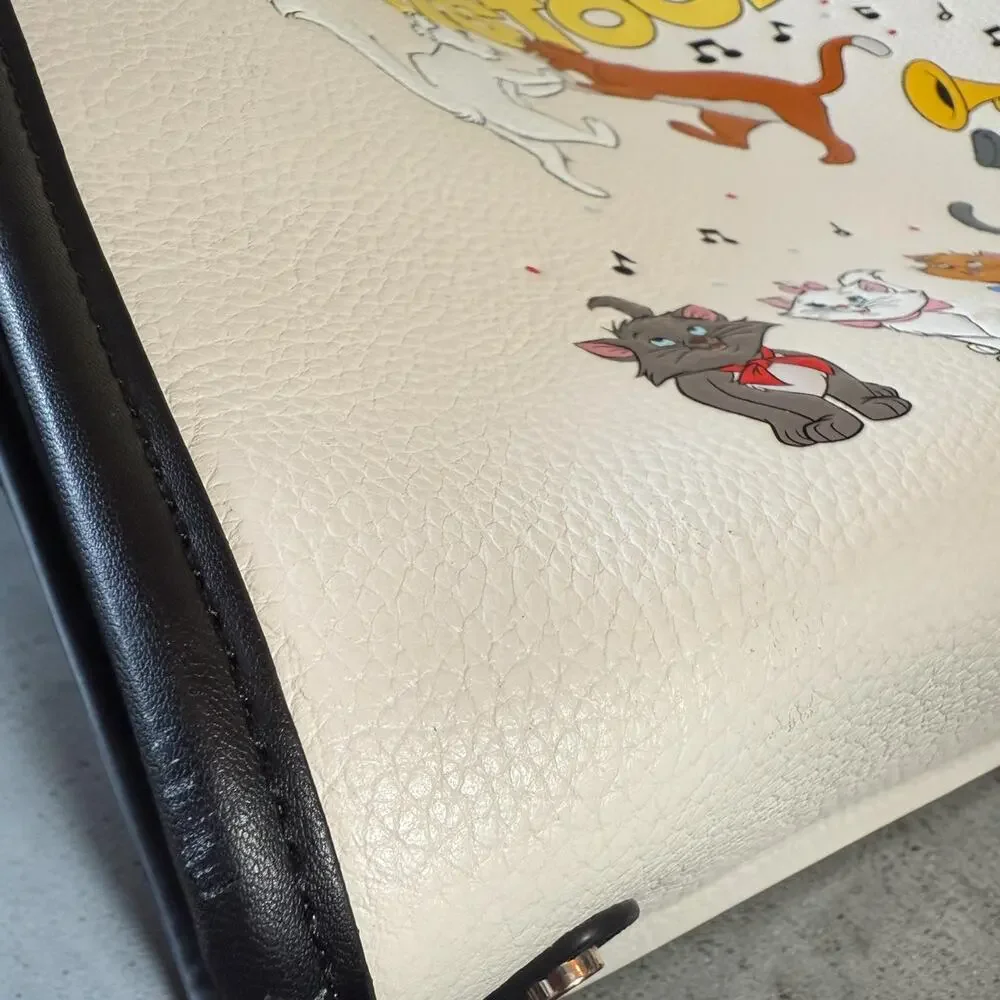 Kate Spade x Disney Aristocats Ella North South Tote Bag Purse Limited Edition - Picture 3 of 9